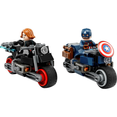 Les motos de Black Widow et de Captain America - LEGO Marvel