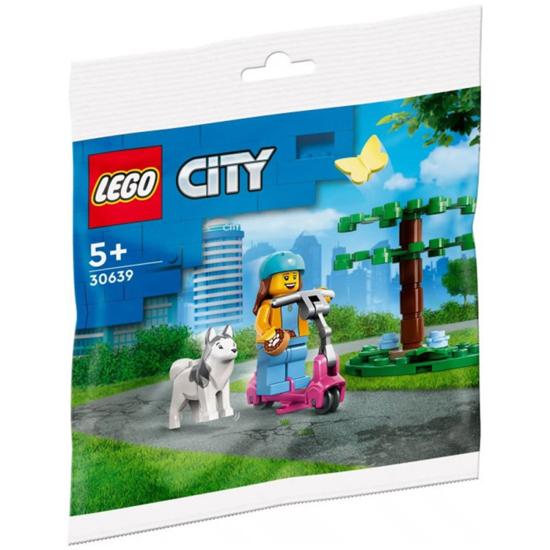 Balade en trottinette au parc pour chiens - LEGO City