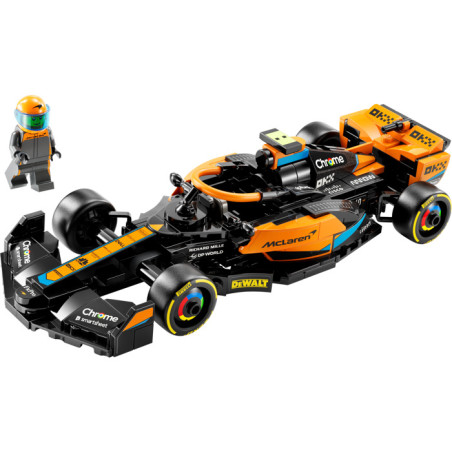 La voiture de course de Formule 1 McLaren 2023 Speed Champions - LEGO