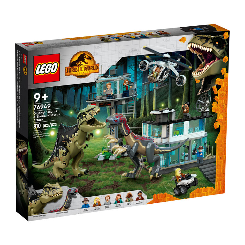 L’attaque du Giganotosaurus et du Therizinosaurus - LEGO Jurassic Park