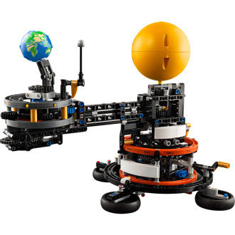 La planète Terre et la Lune en orbite - Lego Technic