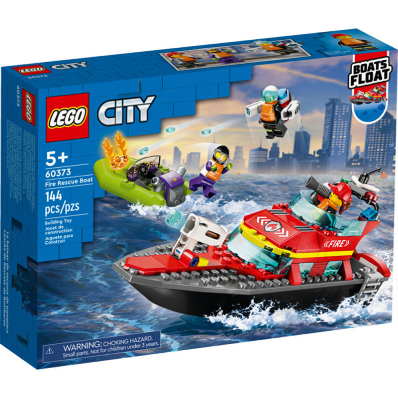 Le bateau de sauvetage des pompiers - LEGO City