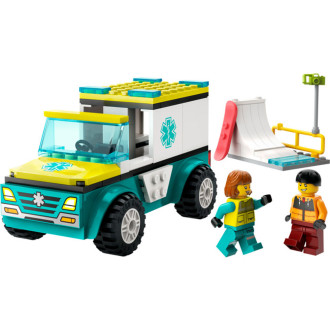 L’ambulance de secours et le snowboardeur - LEGO City