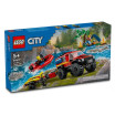 Le camion de pompiers 4x4 et le canot de sauvetage - LEGO City